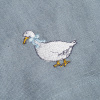 Фартук кухонный с вышивкой lin/cotton Goose bernadotte